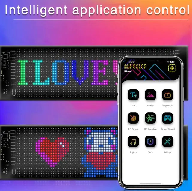 Programmable LED Signage, Flexible USB 5V Digital Signage